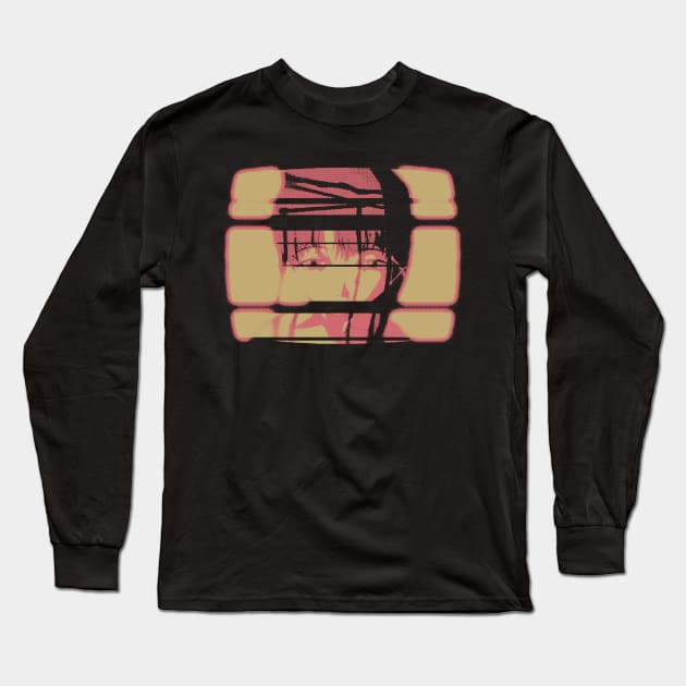 Serial experiment lain - Distortion Long Sleeve T-Shirt by MigiDesu